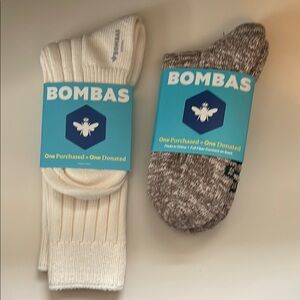 Bombas Socks - White and Gray